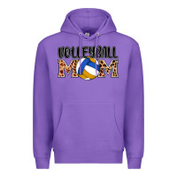 Purple volleyball mom Premium Hoodie - AdoDesignShop