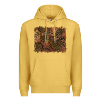 Antique Gold glitter leopard fall background Premium Hoodie - RanaPortraitStore
