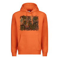Carrot glitter leopard fall background Premium Hoodie - RanaPortraitStore