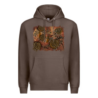 Coffee glitter leopard fall background Premium Hoodie - RanaPortraitStore