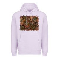 Lilac glitter leopard fall background Premium Hoodie - RanaPortraitStore