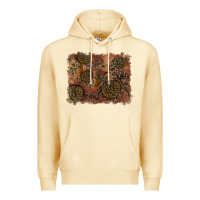 Pina Colada glitter leopard fall background Premium Hoodie - RanaPortraitStore