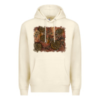 Sandshell glitter leopard fall background Premium Hoodie - RanaPortraitStore