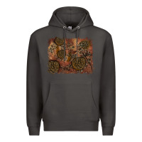Smoke glitter leopard fall background Premium Hoodie - RanaPortraitStore