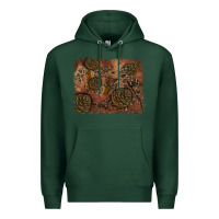 Sports Green glitter leopard fall background Premium Hoodie - RanaPortraitStore