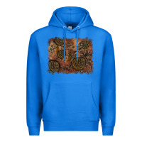 True Royal glitter leopard fall background Premium Hoodie - RanaPortraitStore