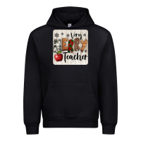 Black very merry teacher christmas coaster Urban Hoodie - Jasminsmagicworld