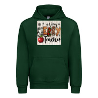 Forest Green very merry teacher christmas coaster Urban Hoodie - Jasminsmagicworld