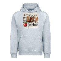 Heather Grey very merry teacher christmas coaster Urban Hoodie - Jasminsmagicworld
