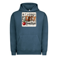 Pigment Midnight Navy very merry teacher christmas coaster Urban Hoodie - Jasminsmagicworld