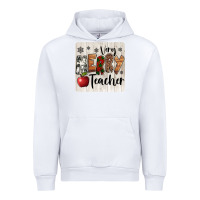 White very merry teacher christmas coaster Urban Hoodie - Jasminsmagicworld