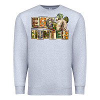 Heather Grey Egg Hunter Easter Day Premium Sweatshirt - Neo Western
