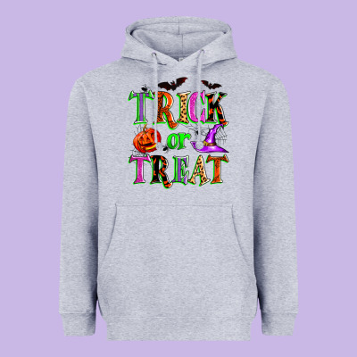 Trick Or Treat Heavyweight Hoodie Designed By Zillion Design Studio
