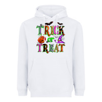 White trick or treat Heavyweight Hoodie - Zillion Design Studio