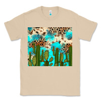 Mushroom cactus turquoise leopard cowhide tumbler rana Classic Tee - RanaPortraitStore