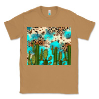 Toasted Coconut cactus turquoise leopard cowhide tumbler rana Classic Tee - RanaPortraitStore