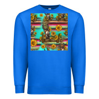 True Royal sunflowers donkey seamless pattern Premium Sweatshirt - HRA Design Shop