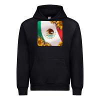 Black mexican flag sunflowers and leopard coaster Urban Hoodie - Jasminsmagicworld