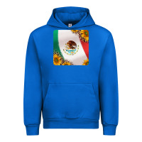 Cobalt mexican flag sunflowers and leopard coaster Urban Hoodie - Jasminsmagicworld