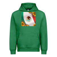 Emerald mexican flag sunflowers and leopard coaster Urban Hoodie - Jasminsmagicworld