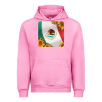 Fuchsia Pink mexican flag sunflowers and leopard coaster Urban Hoodie - Jasminsmagicworld