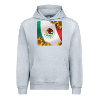 Heather Grey mexican flag sunflowers and leopard coaster Urban Hoodie - Jasminsmagicworld