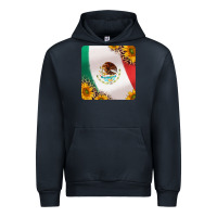 Navy mexican flag sunflowers and leopard coaster Urban Hoodie - Jasminsmagicworld