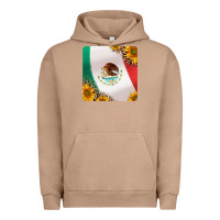 Pigment Burro mexican flag sunflowers and leopard coaster Urban Hoodie - Jasminsmagicworld