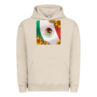 Pigment French Oak mexican flag sunflowers and leopard coaster Urban Hoodie - Jasminsmagicworld