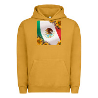 Pigment Peanut Butter mexican flag sunflowers and leopard coaster Urban Hoodie - Jasminsmagicworld