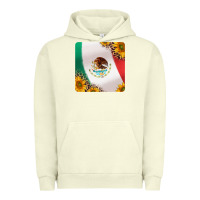 Pigment Pistachio mexican flag sunflowers and leopard coaster Urban Hoodie - Jasminsmagicworld