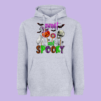 Sweet And Spooky Heavyweight Hoodie Designed By Zillion Design Studio