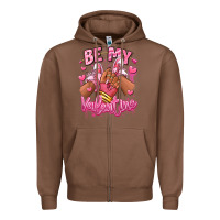 Chestnut be my valentine afro girl sneakers Zipper Hoodie - RanaPortraitStore