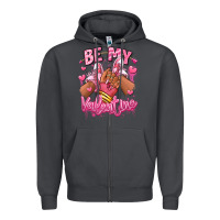 Smoke be my valentine afro girl sneakers Zipper Hoodie - RanaPortraitStore