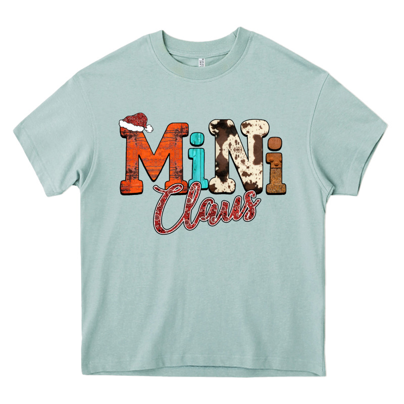 Mini Claus Heavy Core Tee by CowhideDigitalArt | Teevron