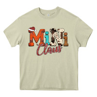 Mossy Mini Claus Heavy Core Tee - CowhideDigitalArt