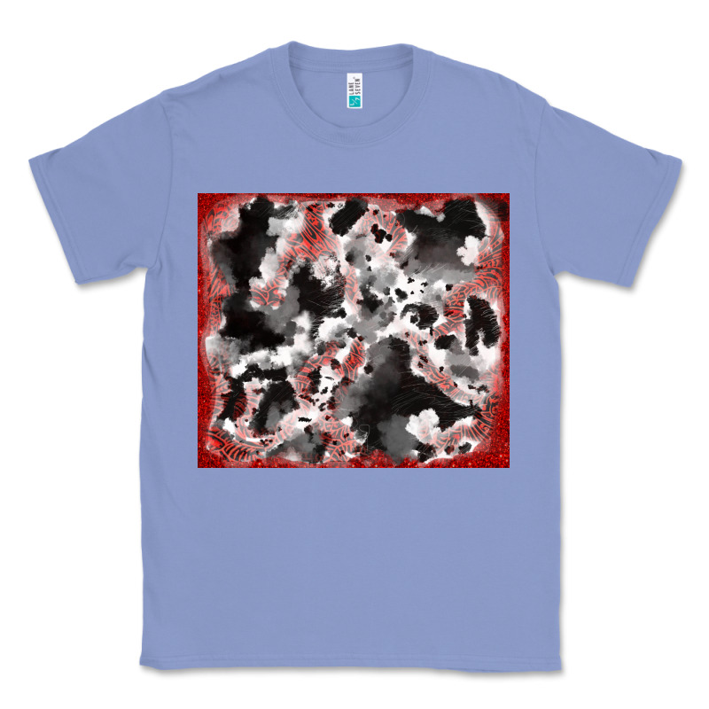 Cowhide Glitter Tooled Leather Classic Tee by RanaPortraitStore | Teevron