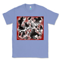 Colony Blue cowhide glitter tooled leather Classic Tee - RanaPortraitStore
