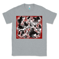 Heather Grey cowhide glitter tooled leather Classic Tee - RanaPortraitStore