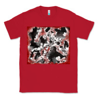 Red cowhide glitter tooled leather Classic Tee - RanaPortraitStore