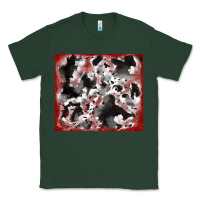 Sports Green cowhide glitter tooled leather Classic Tee - RanaPortraitStore