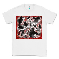 White cowhide glitter tooled leather Classic Tee - RanaPortraitStore