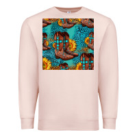 Pale Pink western boots seamless pattern Premium Sweatshirt - HRA Design Shop
