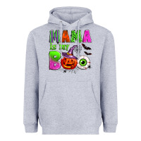 Heather Grey mama is my boo Heavyweight Hoodie - Zillion Design Studio
