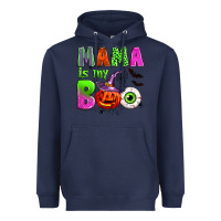 Navy mama is my boo Heavyweight Hoodie - Zillion Design Studio