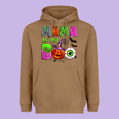 Mama Is My Boo Heavyweight Hoodie Designed By Zillion Design Studio