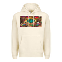 Tofu western gemstone and leopard with serape licanse plate Premium Hoodie - Artiststas