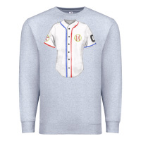 Heather Grey softball uniform fa element Premium Sweatshirt - FaDigitalArtStudio