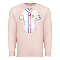 Pale Pink softball uniform fa element Premium Sweatshirt - FaDigitalArtStudio