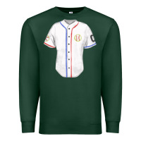 Sports Green softball uniform fa element Premium Sweatshirt - FaDigitalArtStudio